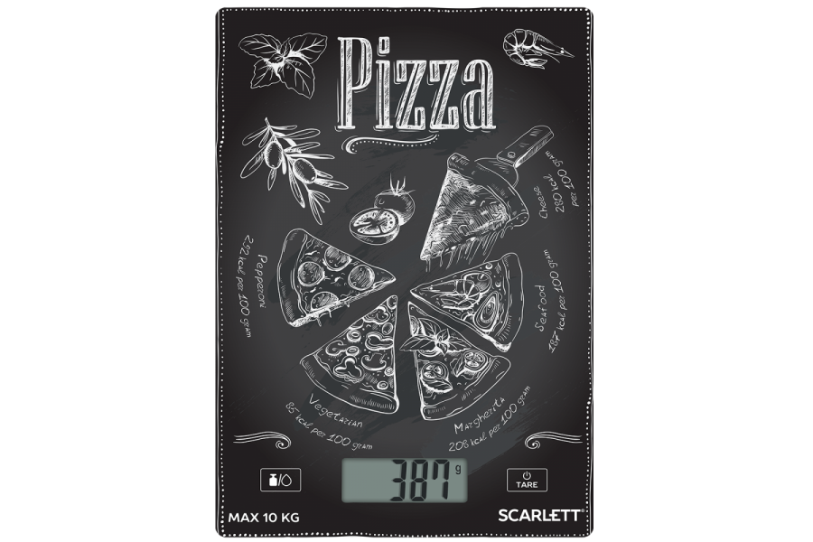Весы кухонные SCARLETT SC-KS57P66 PIZZA