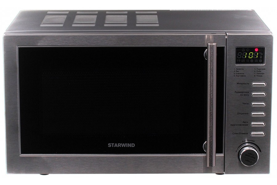 Микроволновая печь STARWIND SMW5220 дисплей, 20л. 700Вт, нерж