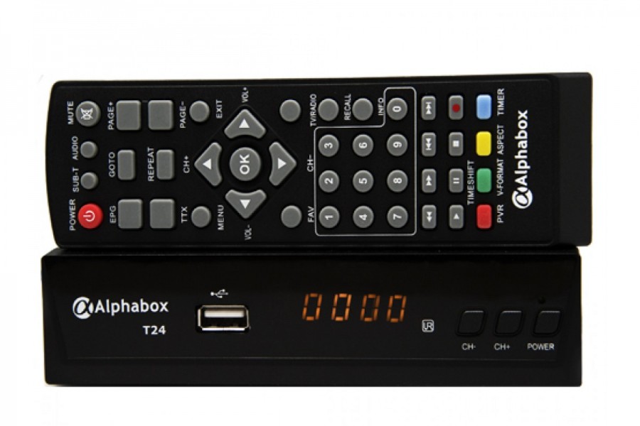 Цифровой ресивер Alphabox T24  DVB-T2+IPTV