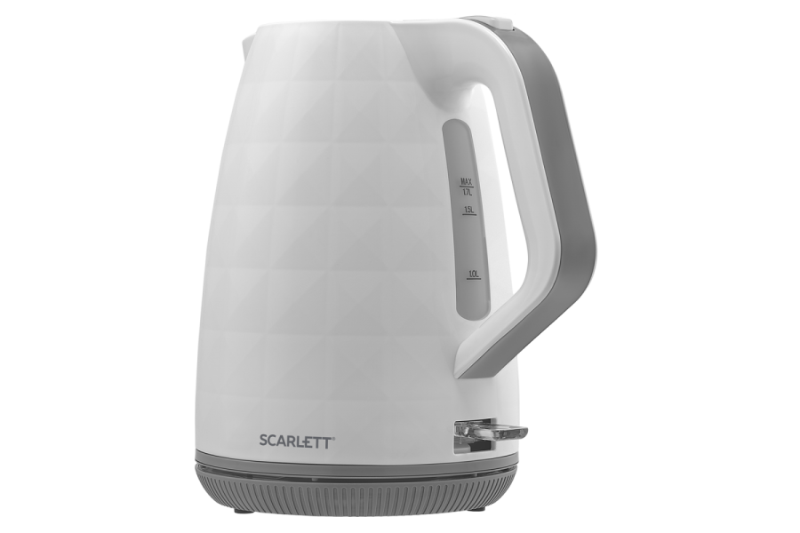 Эл.чайник Scarlett SC-EK18P49 белый с серым