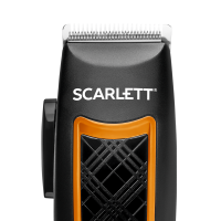 Машинка для стрижки Scarlett SC-HC63C18 черный с оранжевым