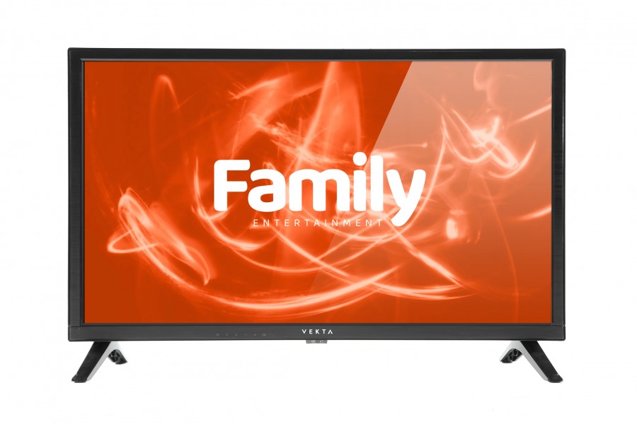 Телевизор VEKTA LD-24SR4850BS черный, Wi-Fi, SMART TV, Family